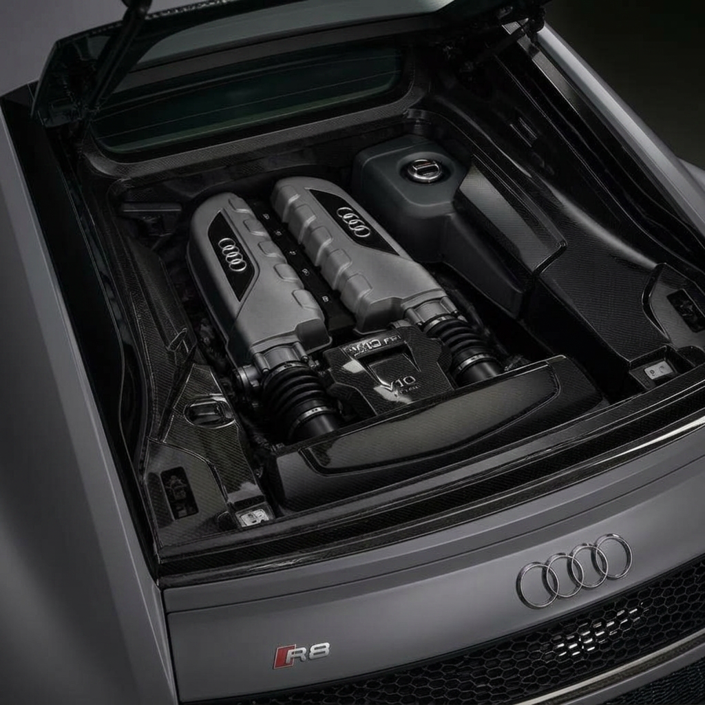 Audi engine bay