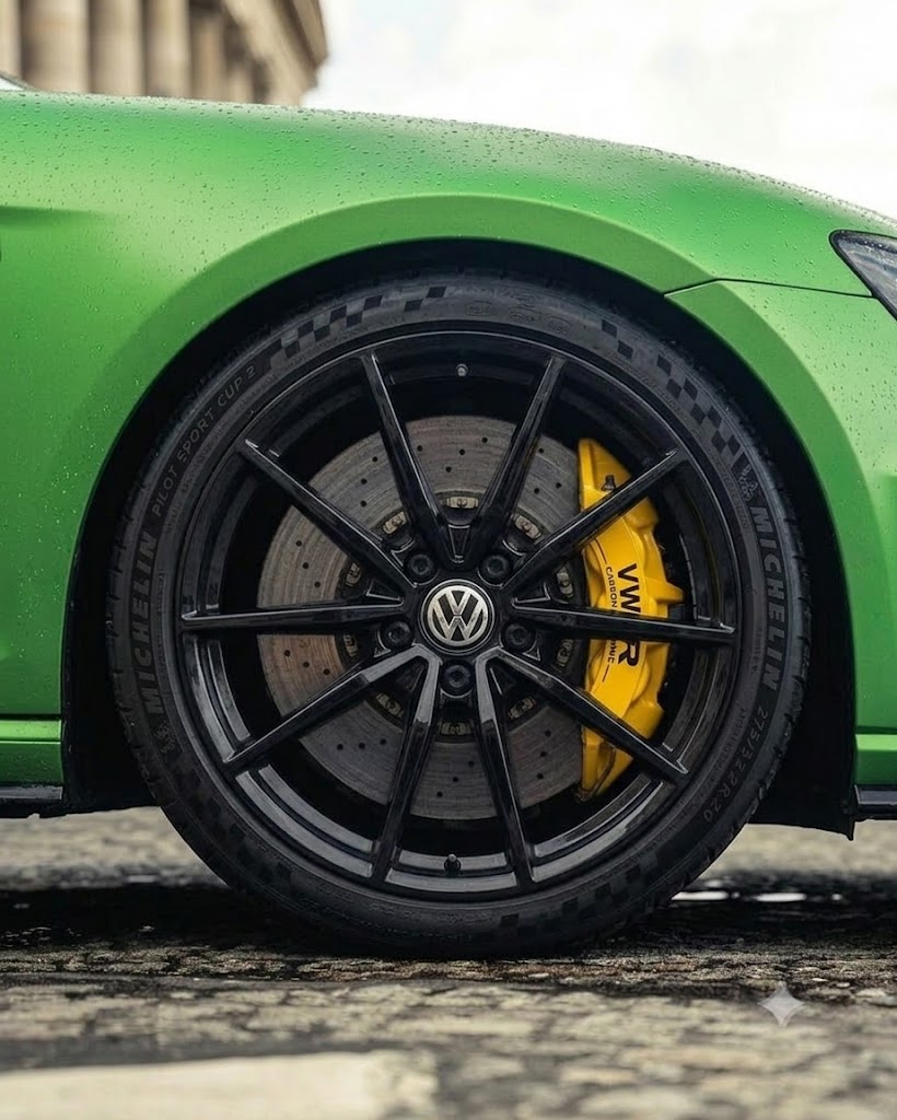 Volkswagen Golf R forged wheel detail